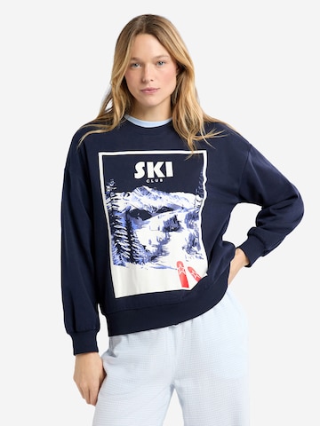ETAM Sweatshirt 'Wallys' in Blauw