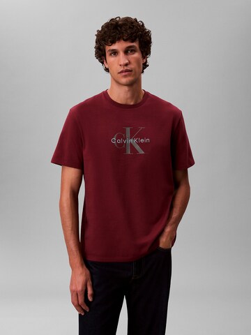 Calvin Klein Jeans T-Shirt in Rot: Vorderseite