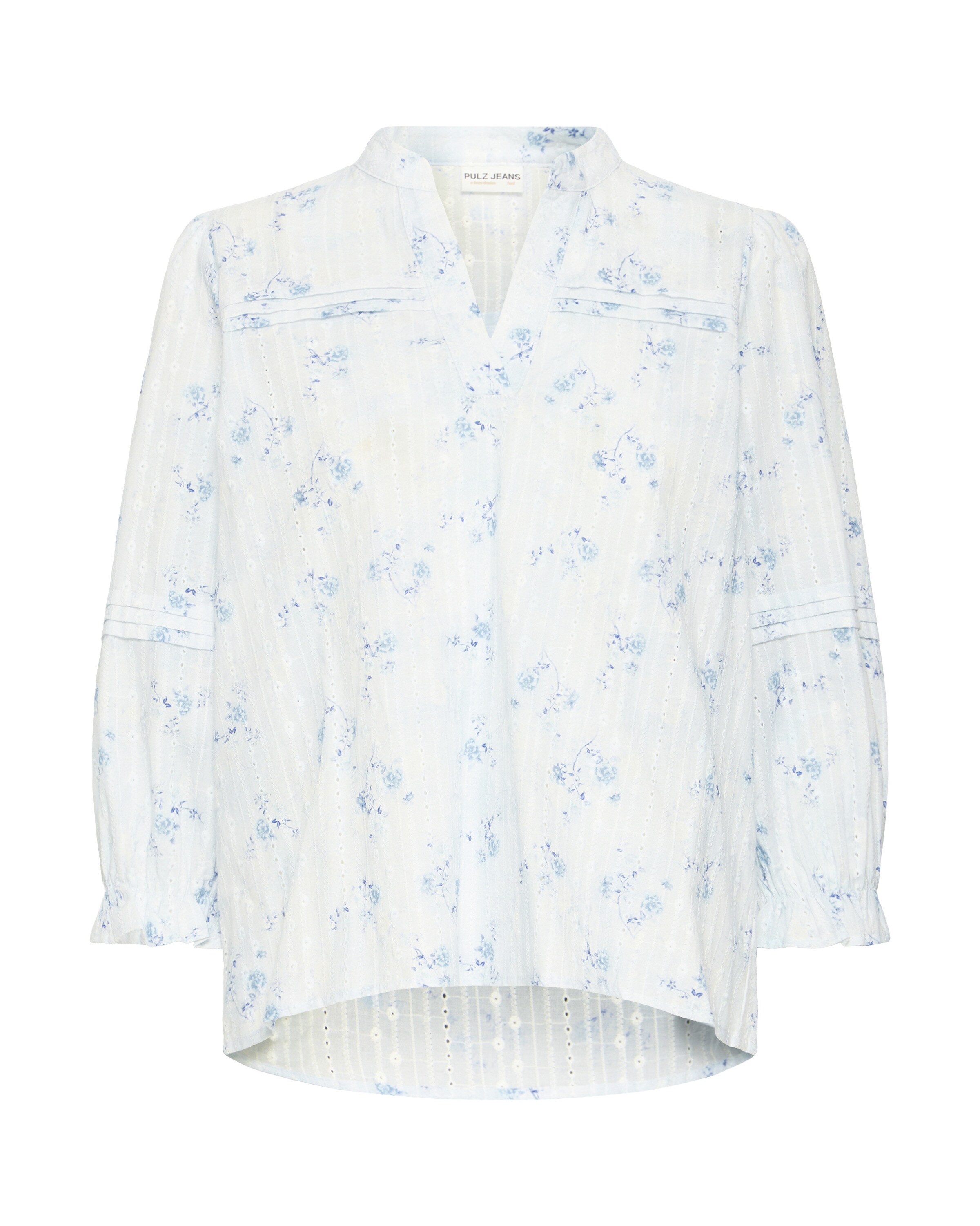 Pulz Bluse 'PZBELLAROSE' i blå: forside