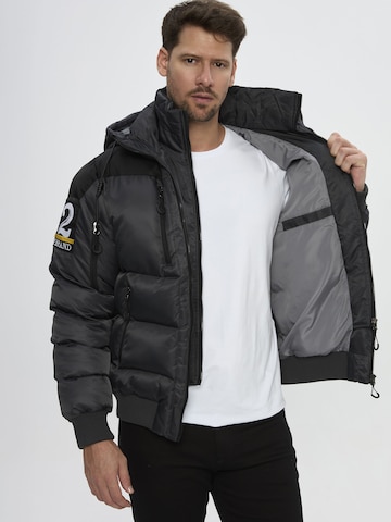 CIPO & BAXX Winterjacke Steppjacke CM233 in Grau