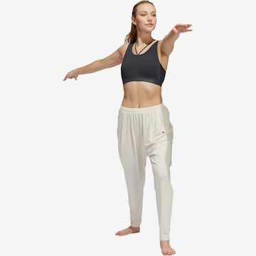 ADIDAS SPORTSWEAR Regular Workout Pants in White