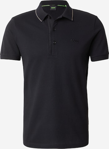 Tricou 'Paule 4' de la BOSS Green pe negru: față