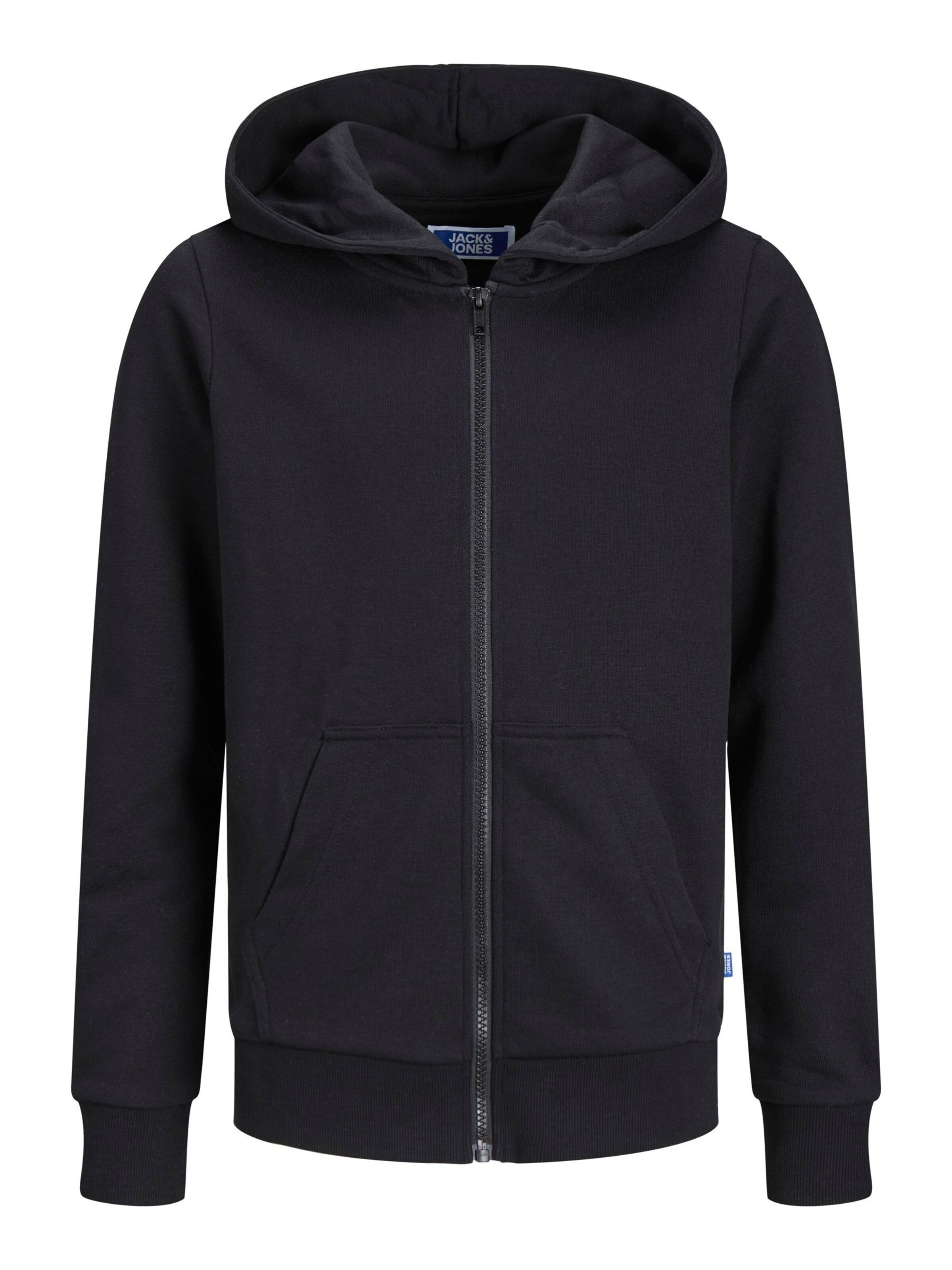 Jack & Jones JuniorGornji dio trenirke 'JJEBRADLEY' - crna boja: prednji dio