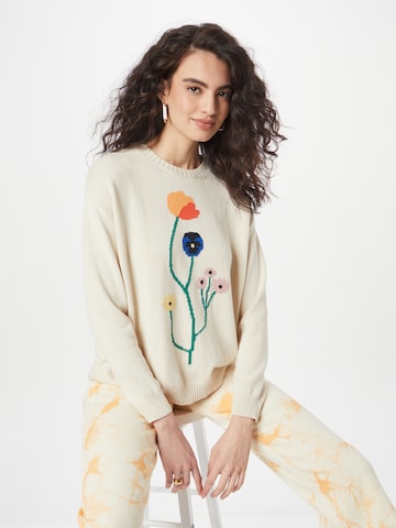 Weekend Max Mara Pullover 'TICINO' in Weiß: Vorderseite