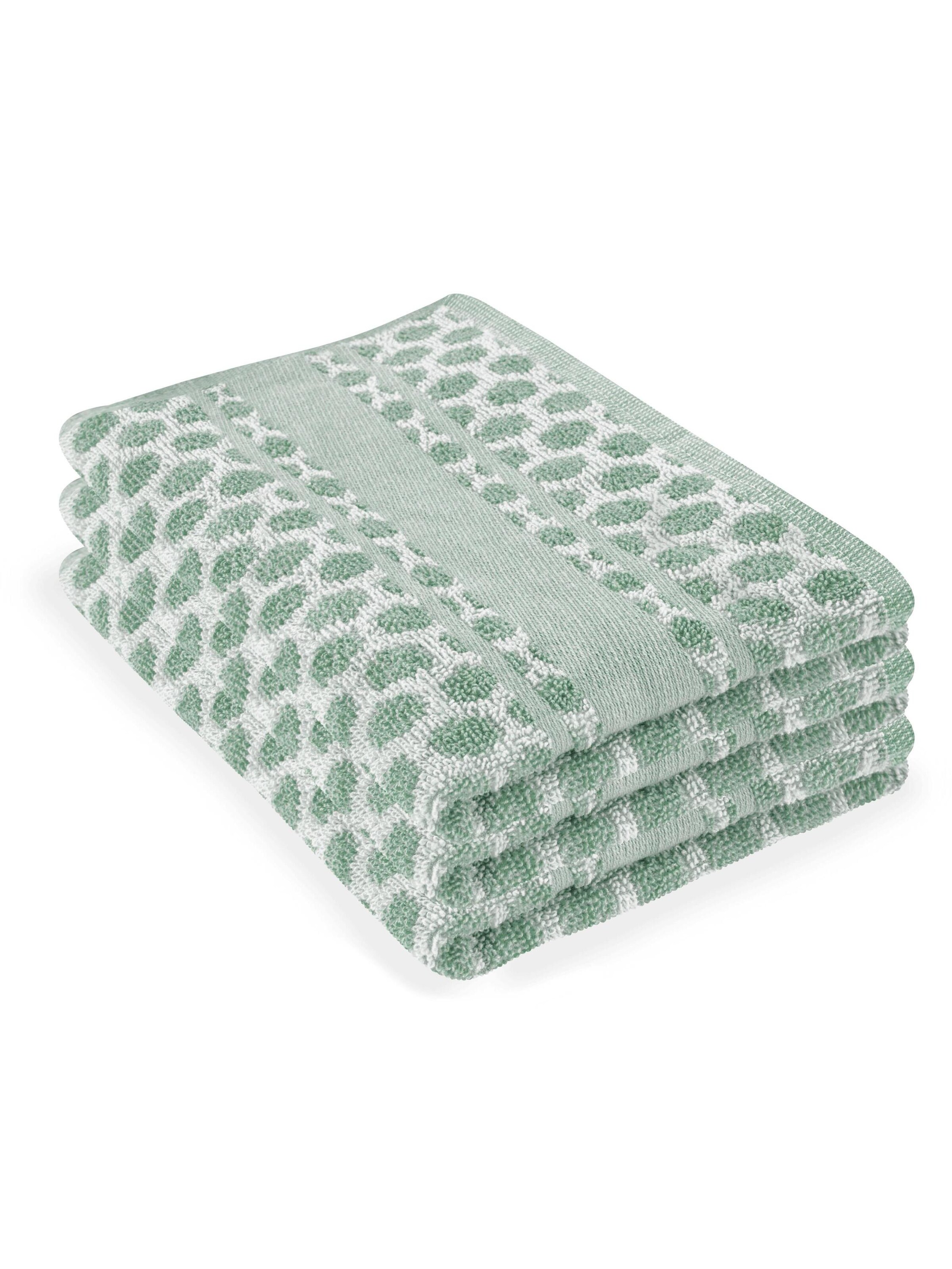 Aspero Dishcloth in Green: front