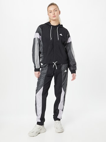 ADIDAS SPORTSWEAR Trainingsanzug 'Gametime' in Schwarz: Vorderseite