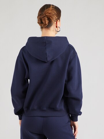 Bluză de molton de la Tally Weijl pe albastru