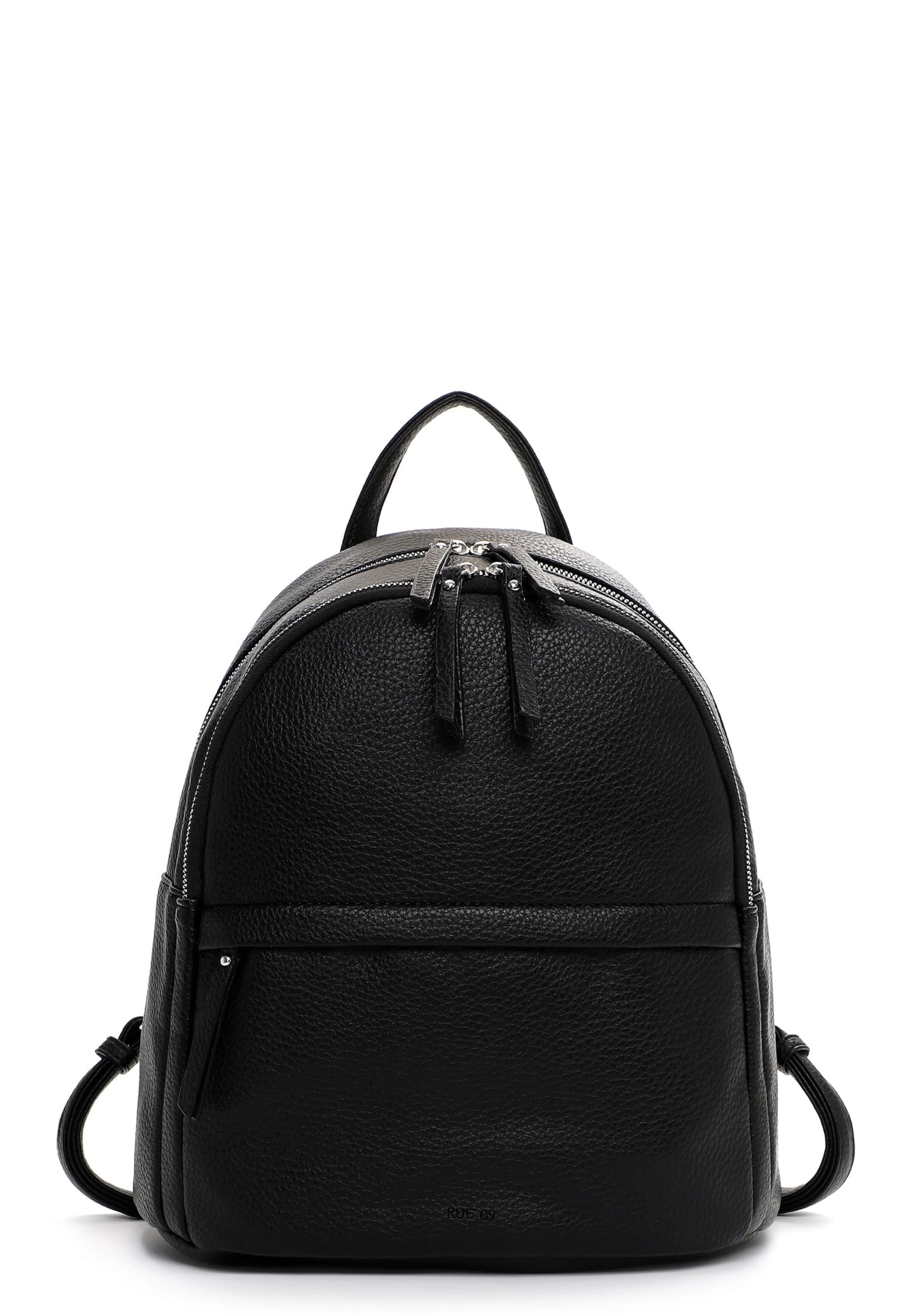Emily & Noah Rucksack 'Tours Rue 09' in Schwarz: Vorderseite