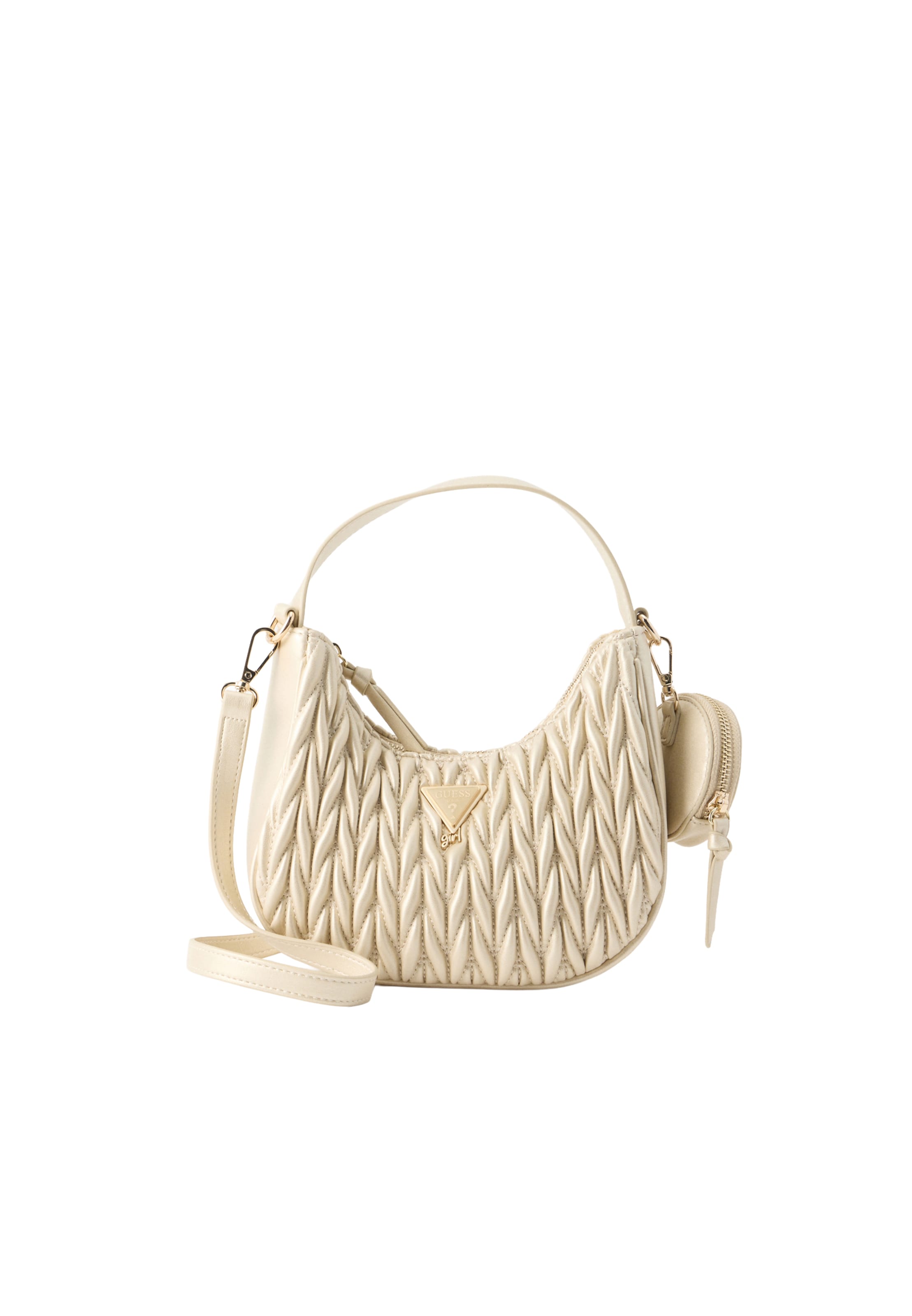 GUESS - Mala em ouro: frente