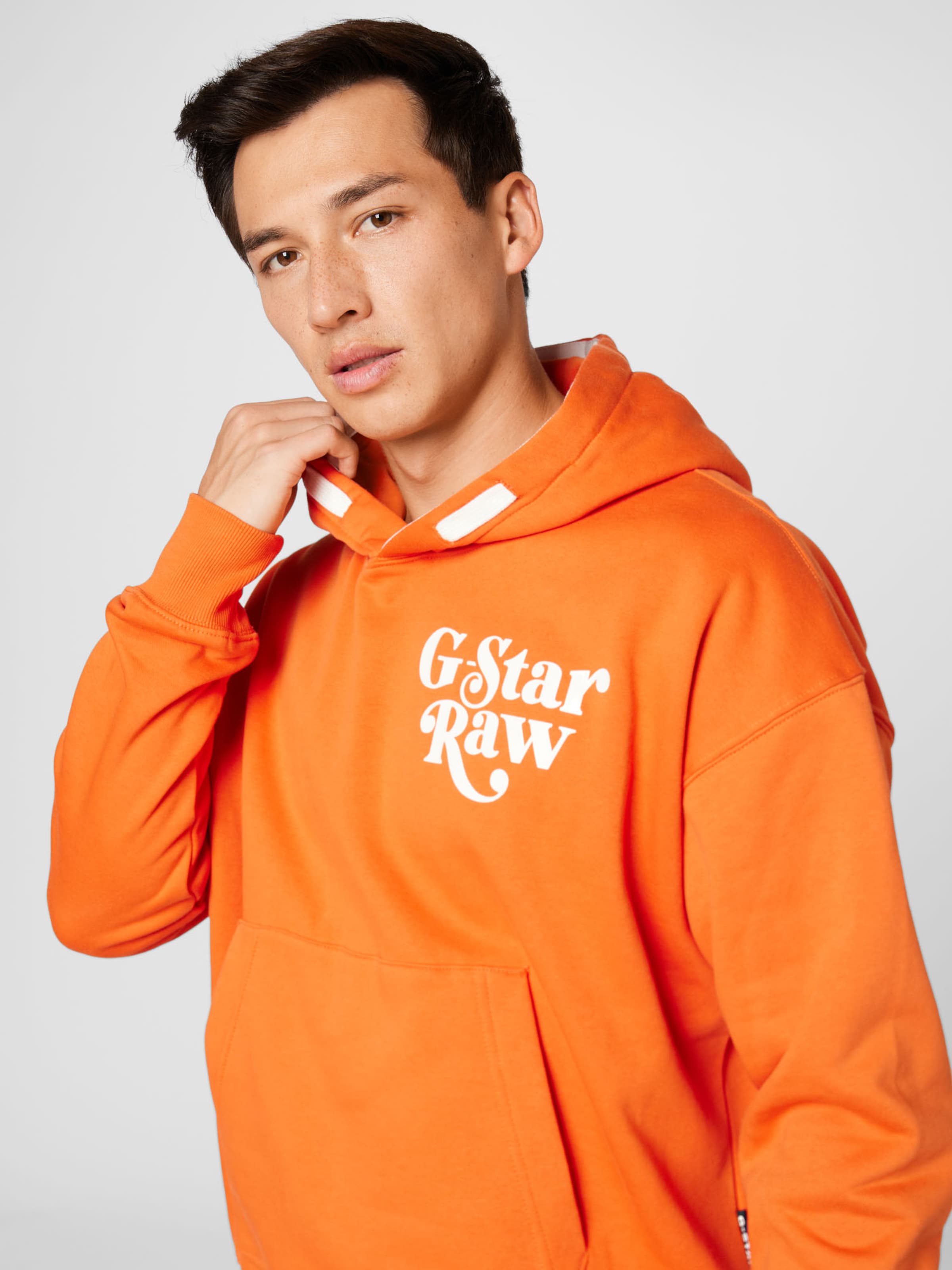 G-Star RAW Sweatshirt in Orange 