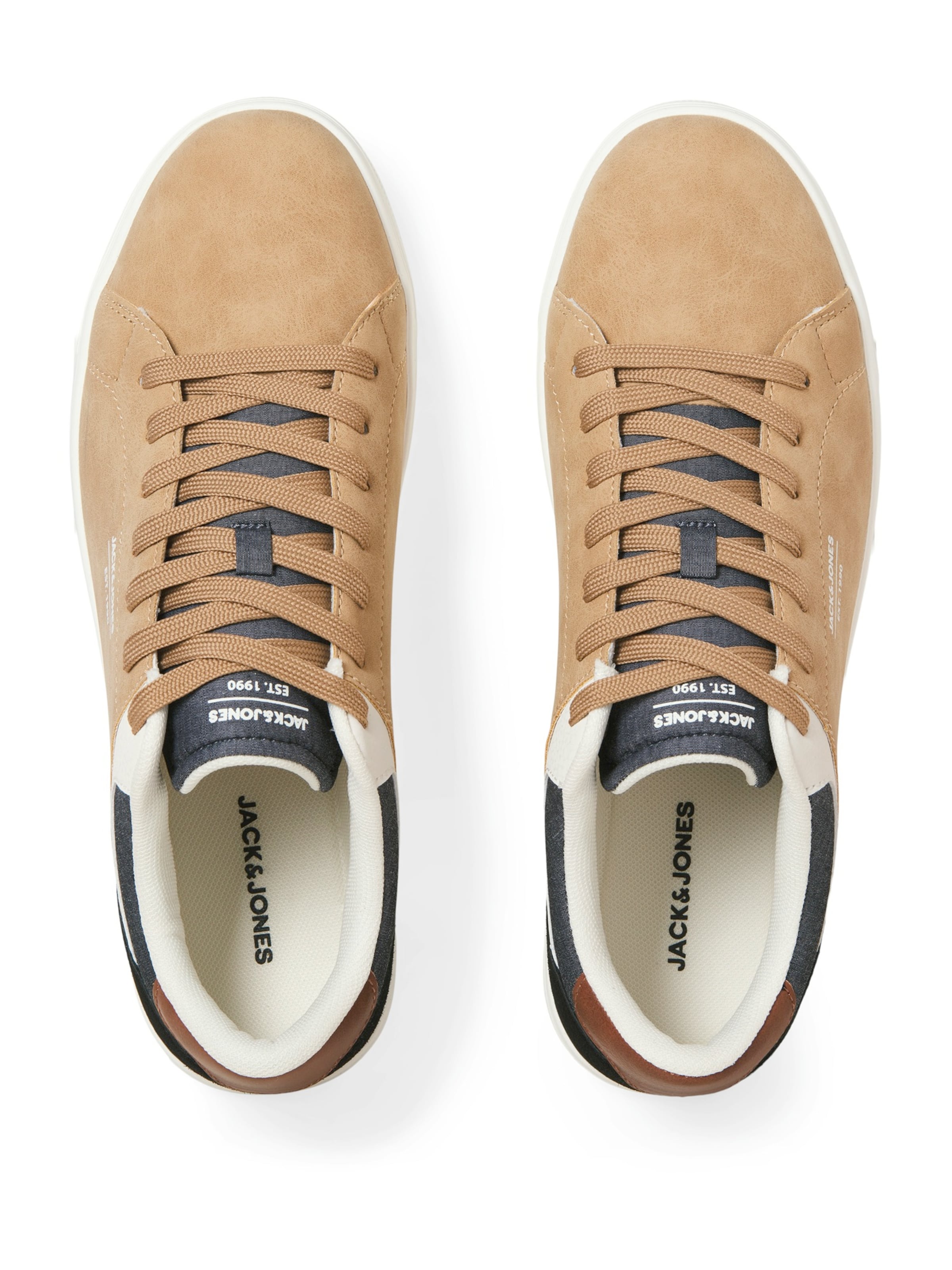 JACK & JONESNiske tenisice 'JFWJORDAN' - bež boja