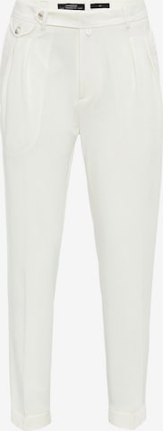 Antiochregular Hlače s naborima - bež boja: prednji dio