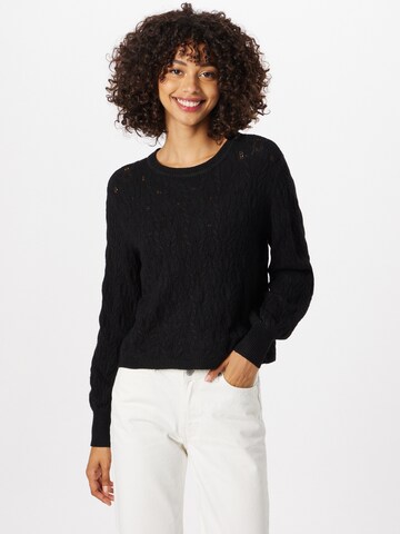 Pull-over 'FIA KATIA' ONLY en noir : devant