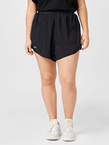 UNDER ARMOUR - regular Pantalón deportivo en negro: frente