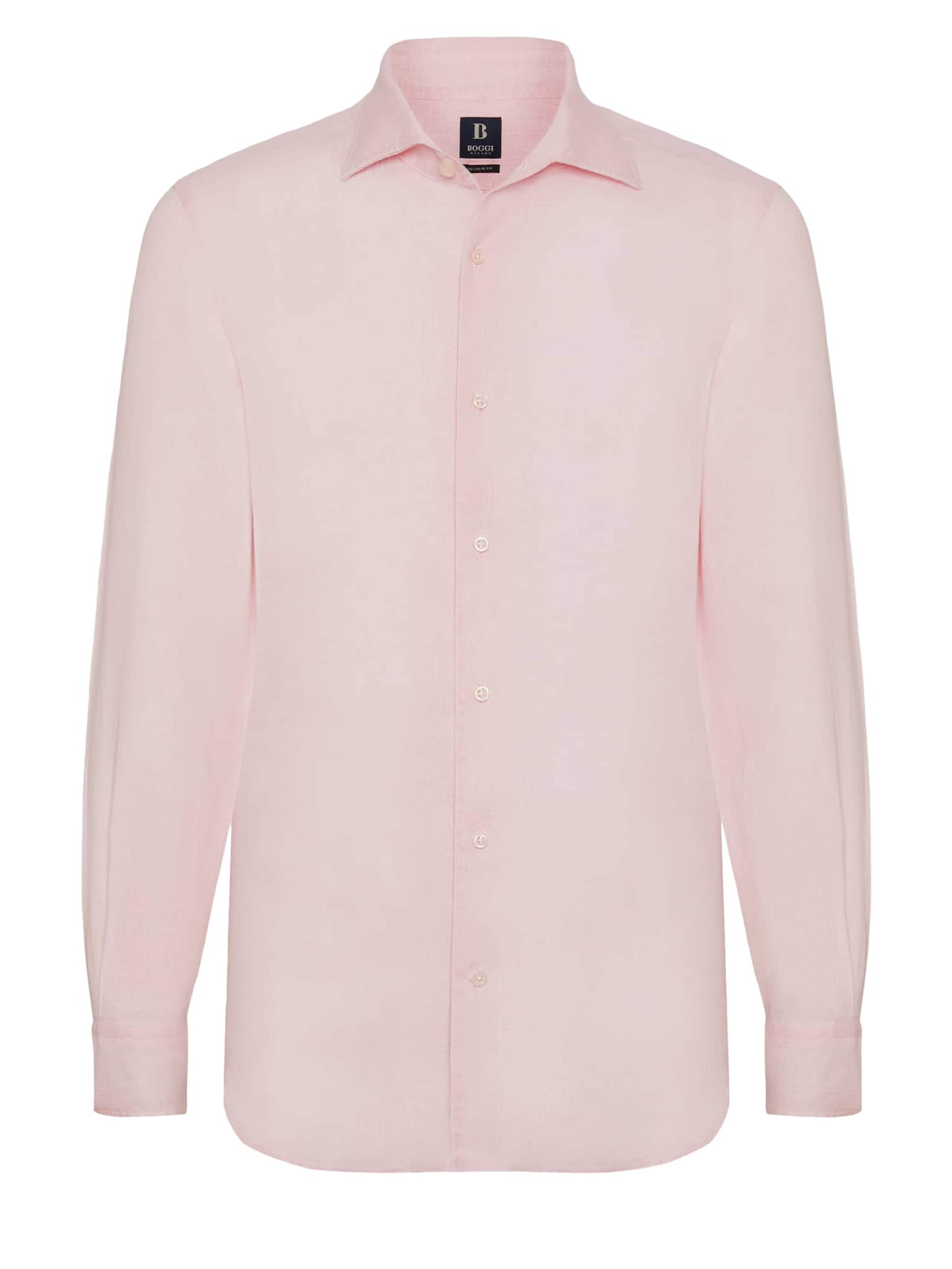 Camicia di Boggi Milano in rosa: frontale