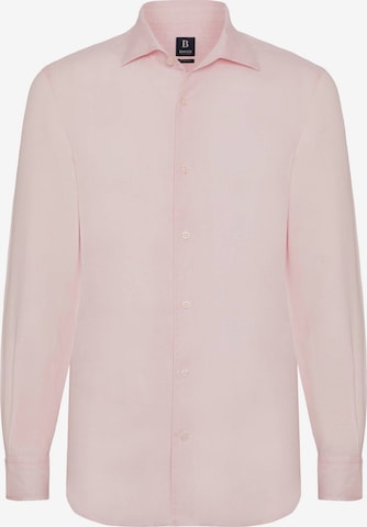 Boggi Milano Regular fit Button Up Shirt in Pink: front