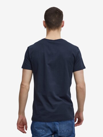 BLEND Regular Fit T-Shirt 'Nico' in Blau