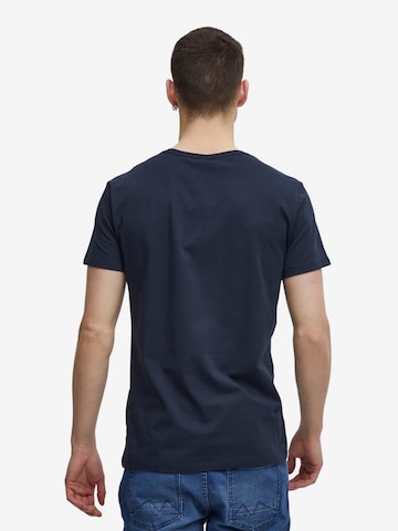 BLEND Regular fit T-shirt 'Nico' i blå