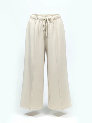 No Matter What Wide leg Broek in Beige