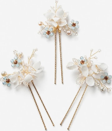Ornement pour cheveux 'Ilja Hairpins Gold' Sally Jane Bridal en or : devant