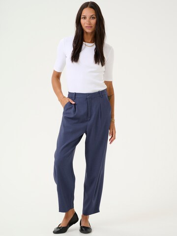 Effilé Pantalon à pince 'KA Merle' Kaffe en bleu