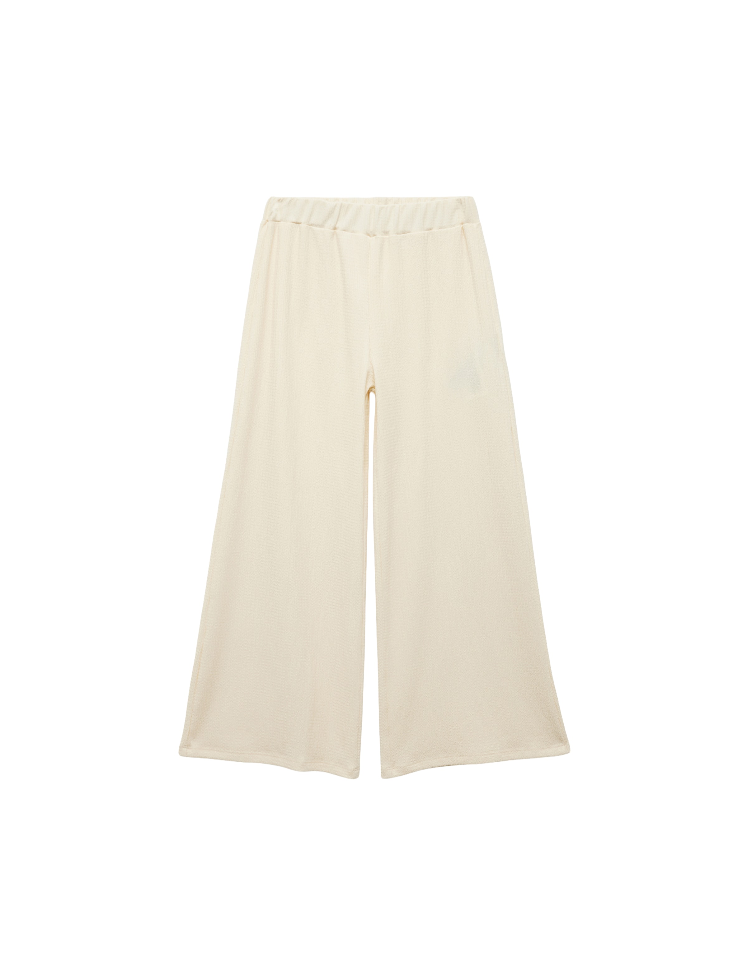 Koton Wide leg Broek in Beige: voorkant