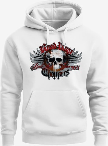 Neverless Sweatshirt 'Road Rage' in Weiß: Vorderseite