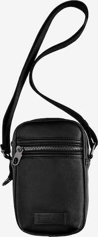 Sac à bandoulière Pull&Bear en noir : devant