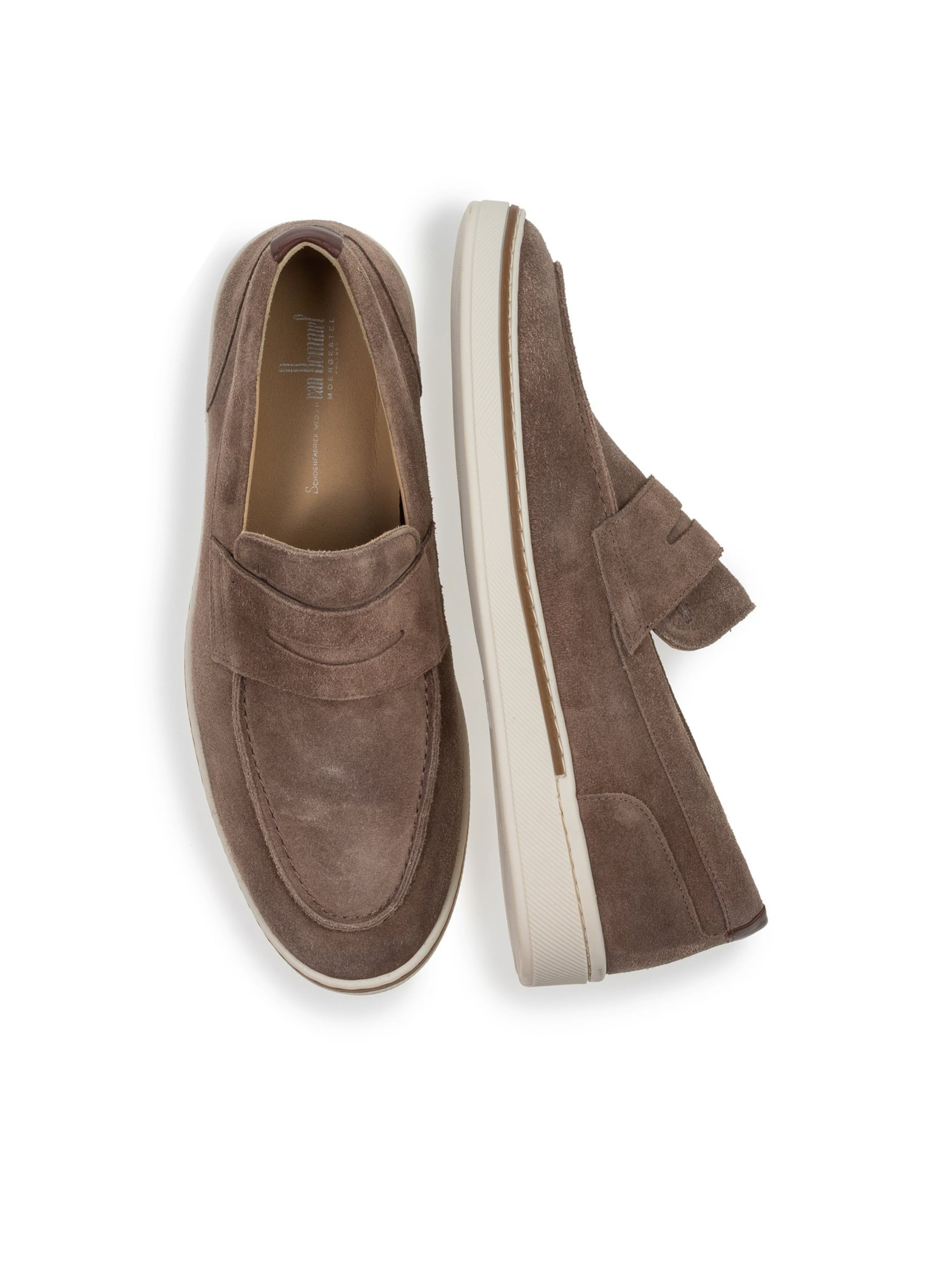 Floris van Bommel Mocassins 'Bora 04' in Bruin