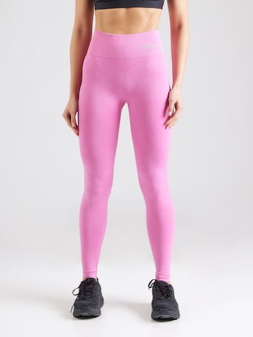 NEBBIA Skinny Sportbyxa 'MAXIMUM' i rosa: framsida