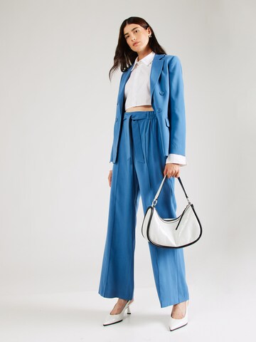 COMMA Wide Leg Hose in Blau