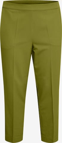 KAFFE CURVE Trousers 'Sakira' in Green: front