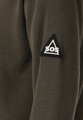 SOS Pullover 'Tignes' in Schwarz