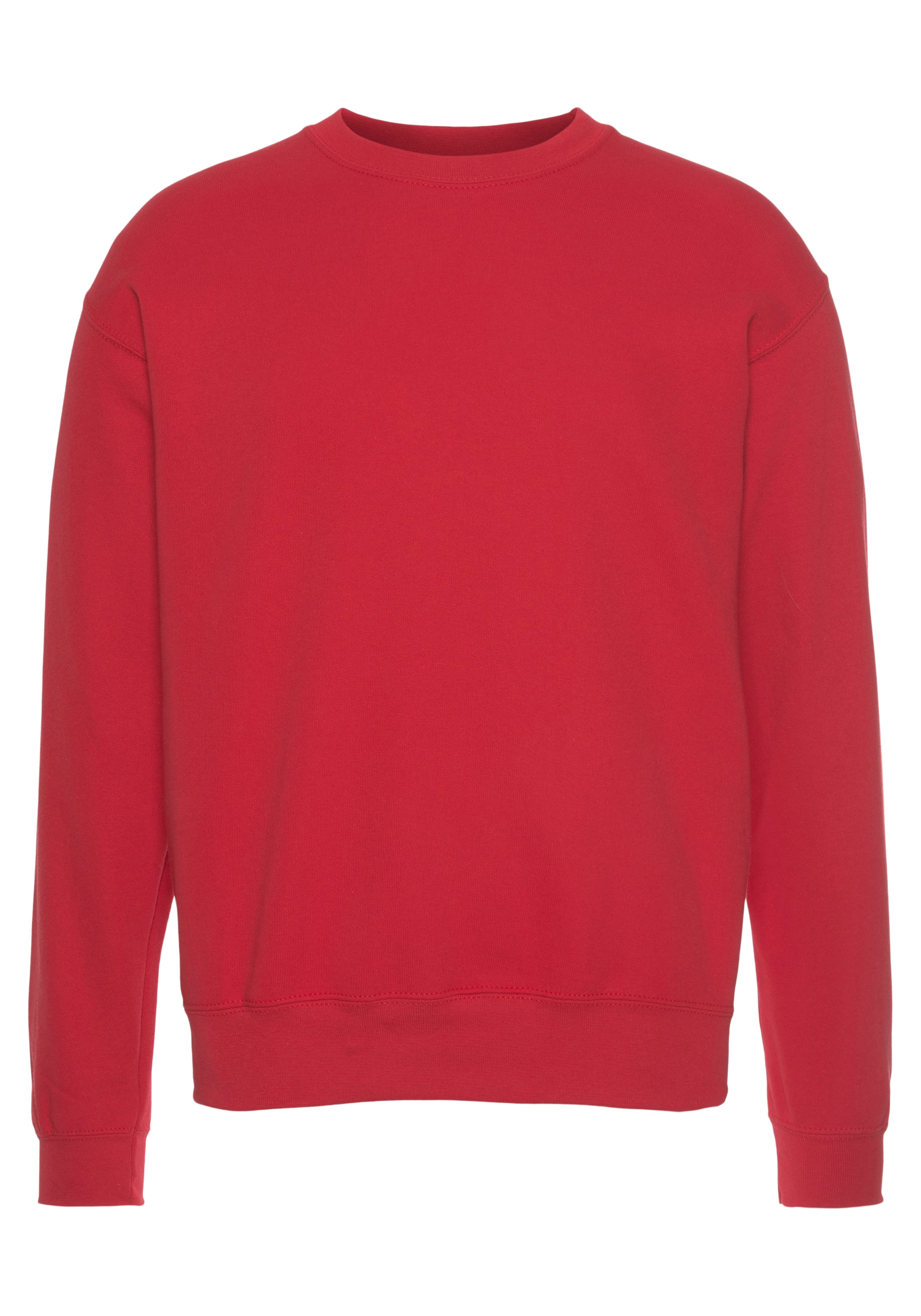 FRUIT OF THE LOOM Sweatshirt in Rot: Vorderseite