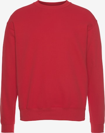 FRUIT OF THE LOOM Sweatshirt in Rot: predná strana