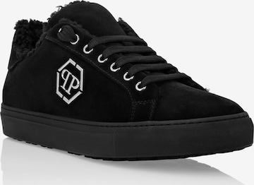 Philipp Plein - Sapatilhas baixas em preto: frente