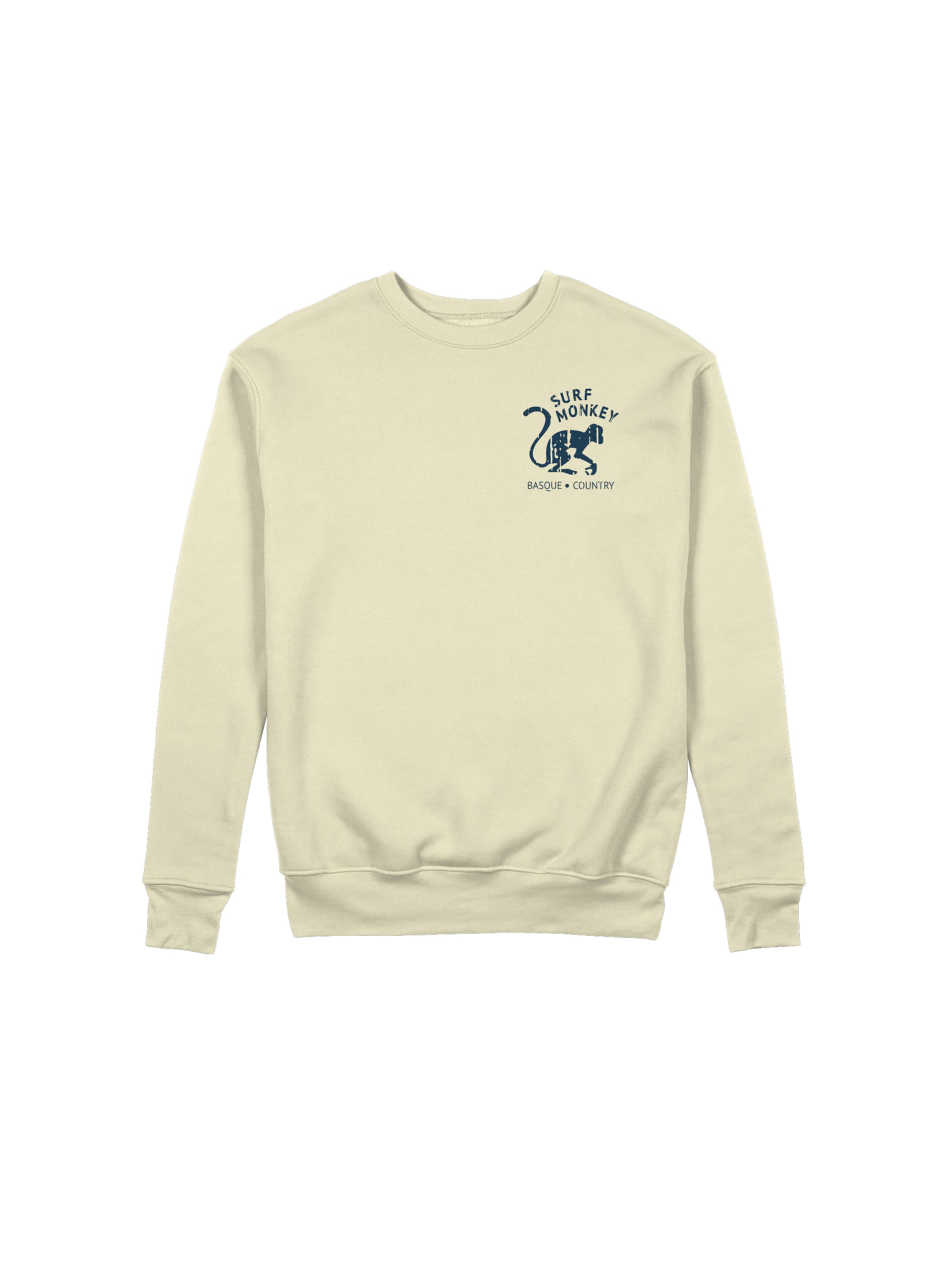 Sweat-shirt 'Rette das Ozean' Surf Monkey en jaune