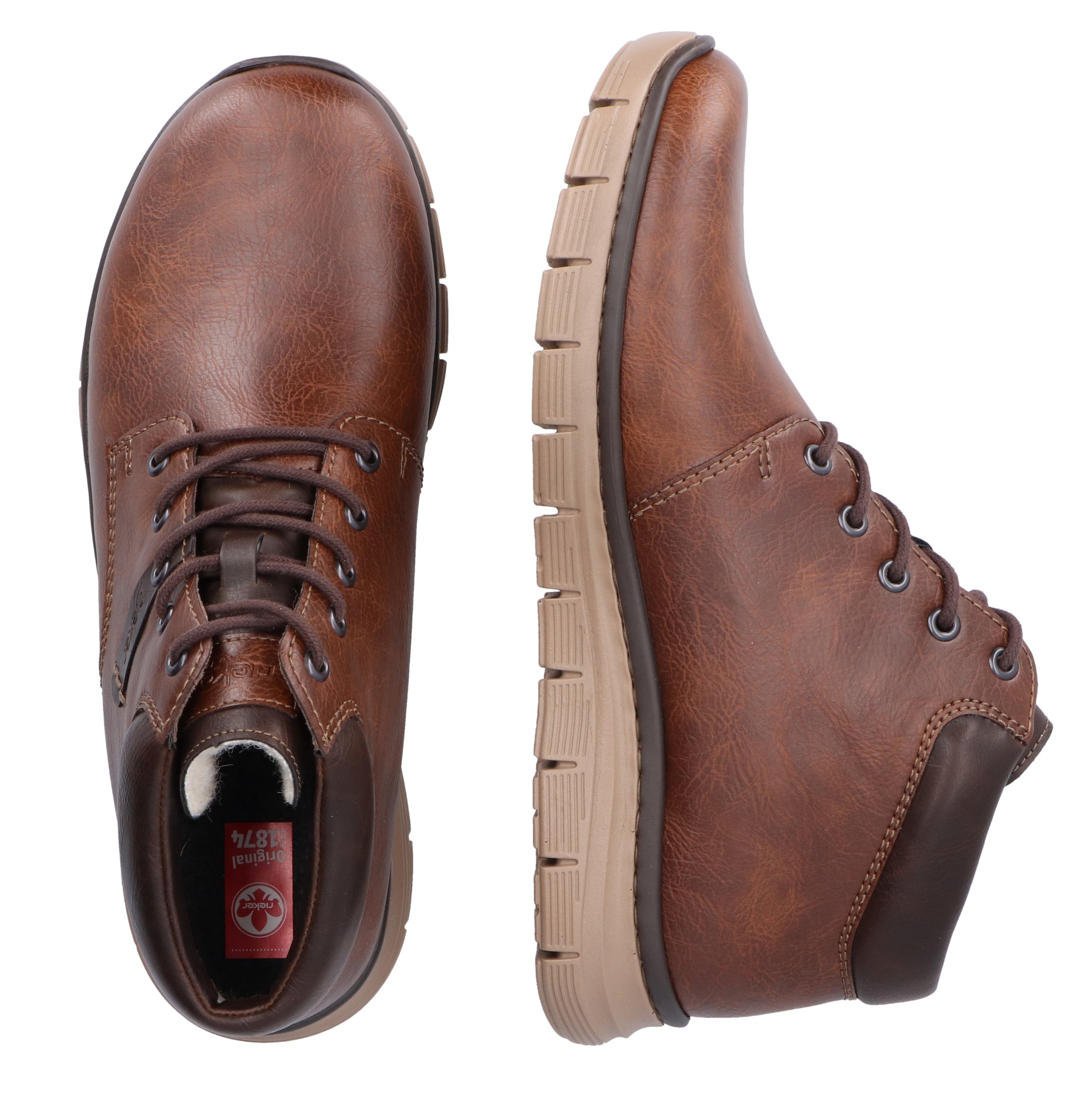 Rieker Lace-up boots in Brown