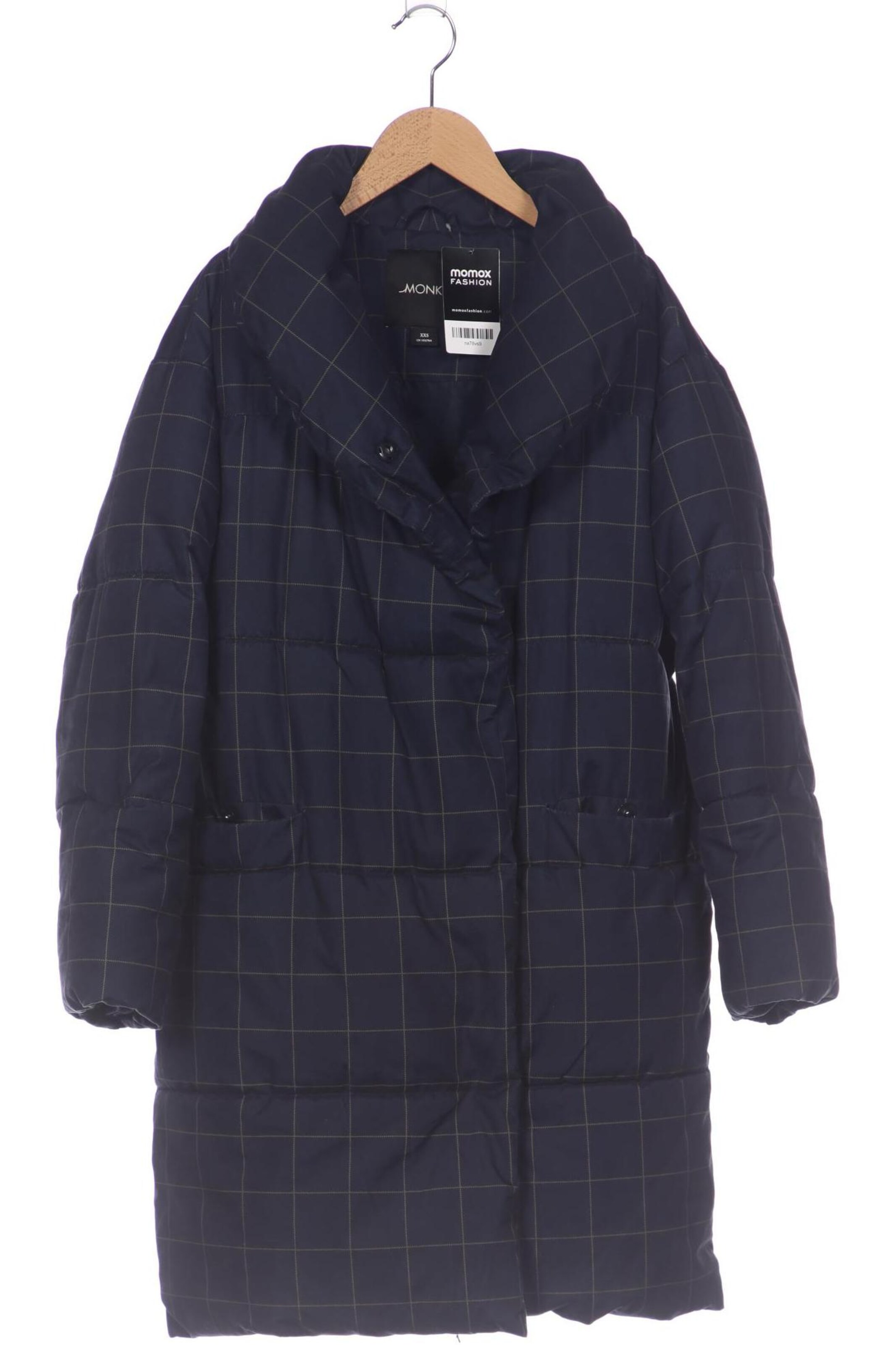 Monki Mantel XXS in Blau: Vorderseite