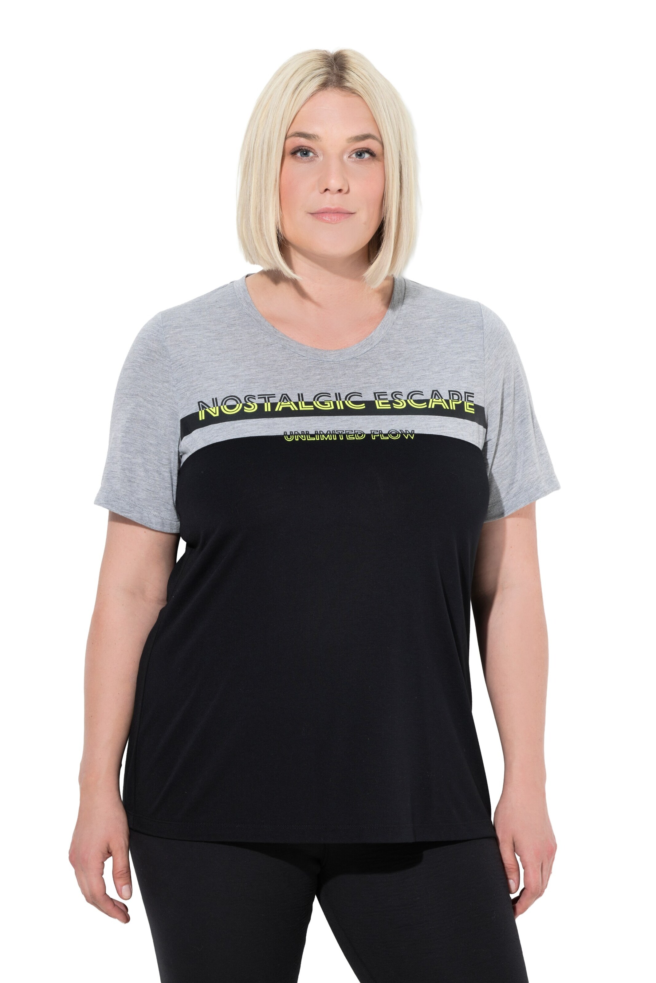 Ulla Popken Shirt in Black: front