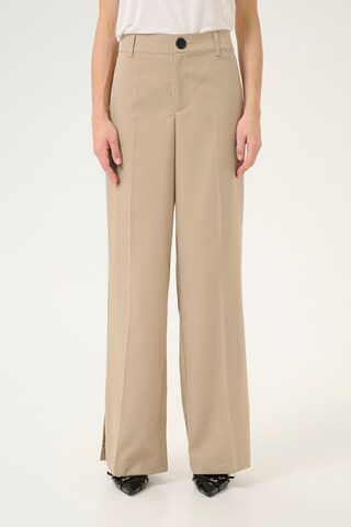 CULTURE regular Bukser 'Daina Anie' i beige: forside