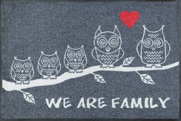 wash+dry Fußmatte 'We Are Family' in Grau: predná strana
