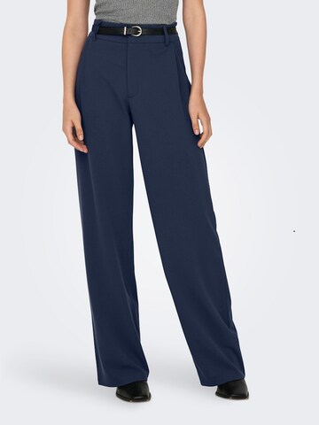 Wide leg Pantaloni con pieghe 'JDYGEGGO' di JDY in blu: frontale