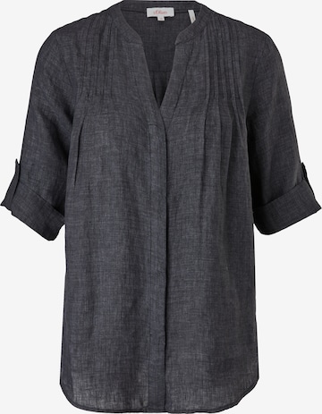 s.Oliver Blouse in Grey: front
