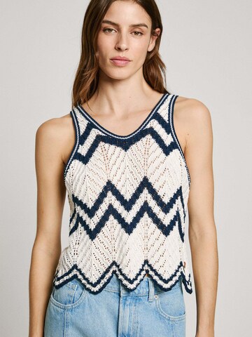 Pepe Jeans Top 'Ollie' in Weiß