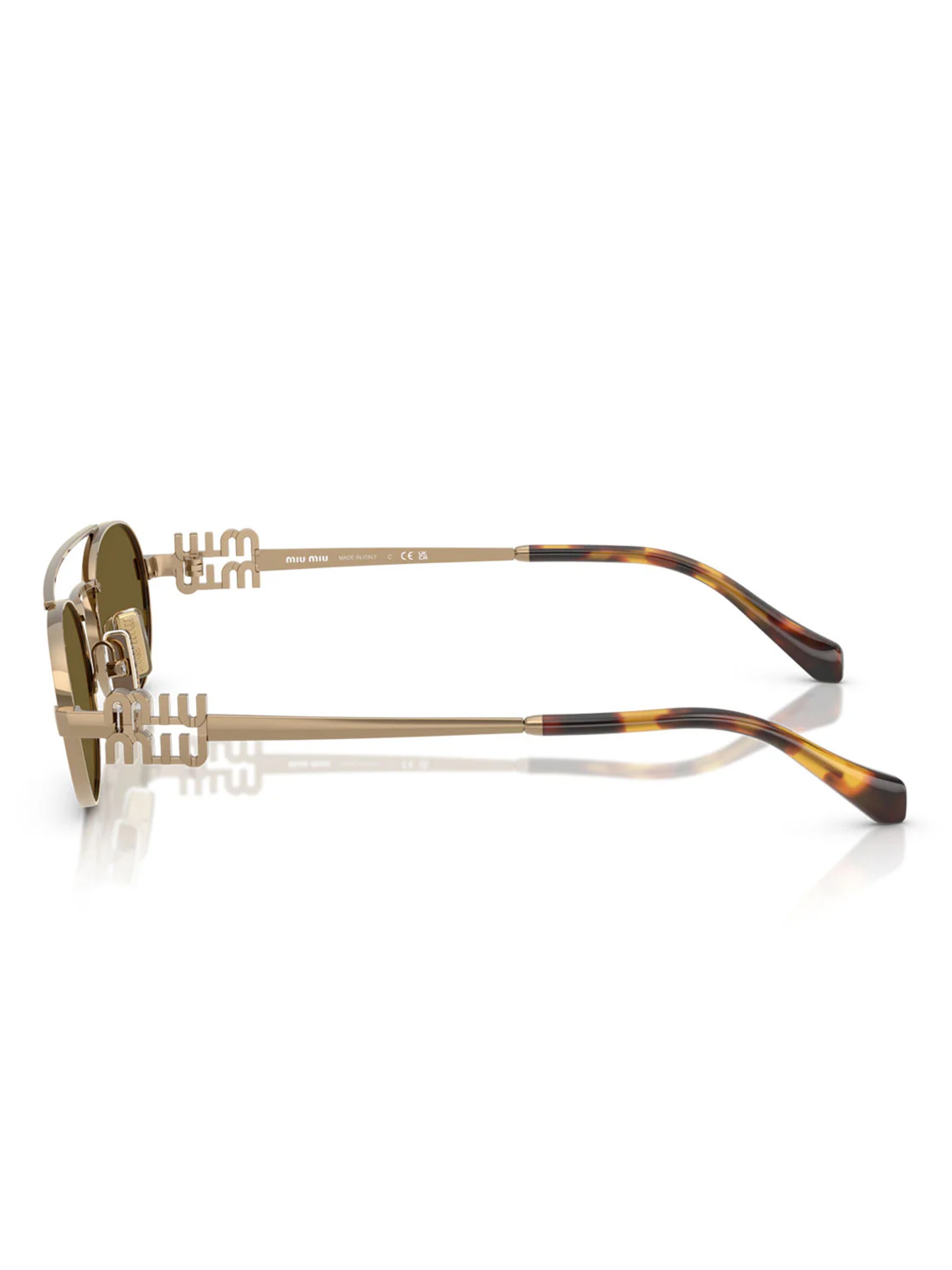 Miu Miu Sunglasses in Gold