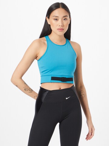 Top sportivo di NIKE in blu: frontale