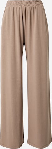 Abercrombie & Fitch Wide leg Pants in Brown: front