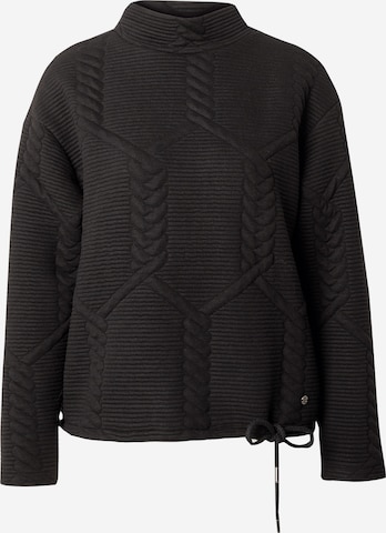 Key Largo Sweatshirt 'ZOE' in Black: front
