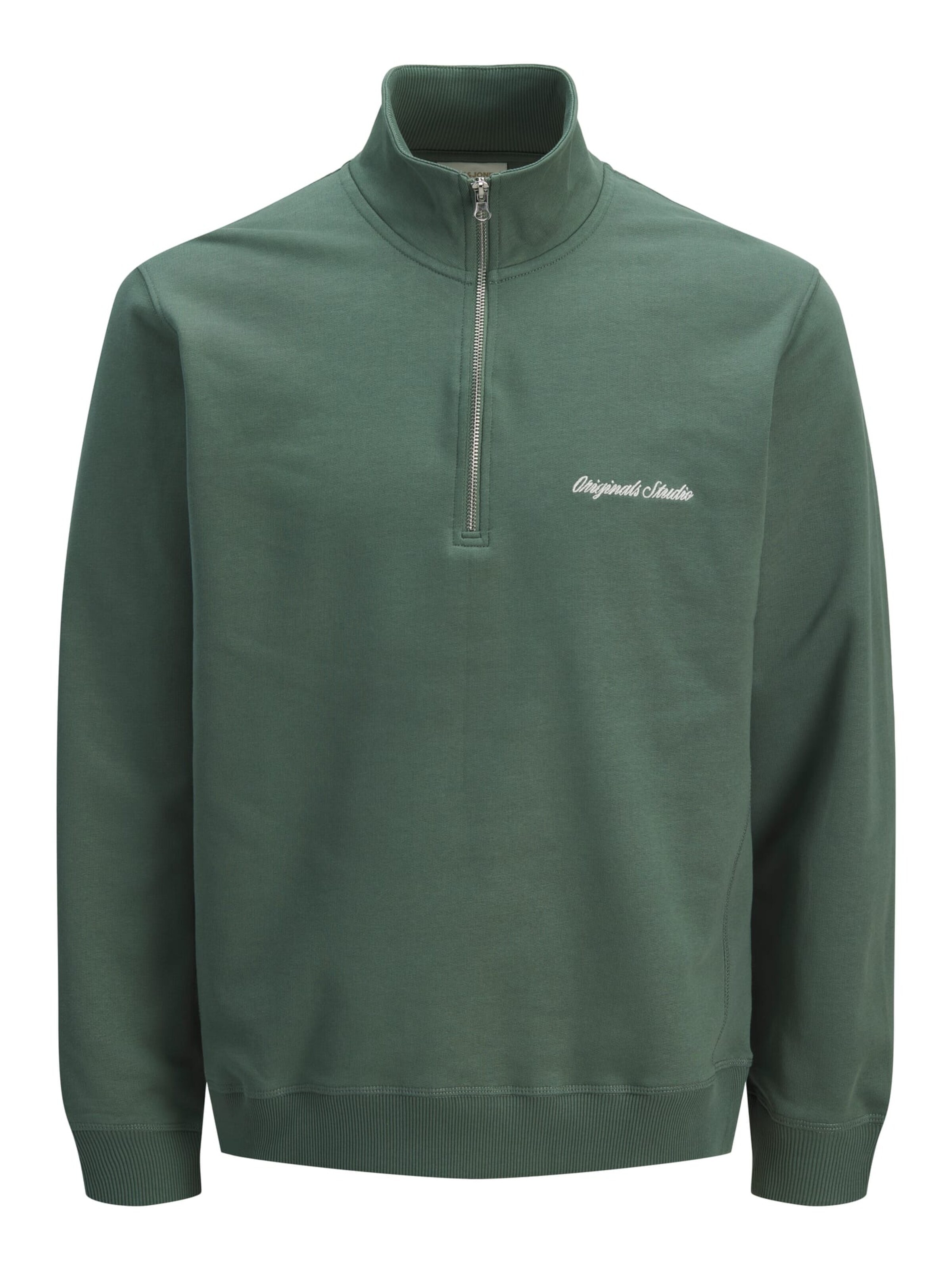 JACK & JONES Sweater 'Norrebro' in Green: front